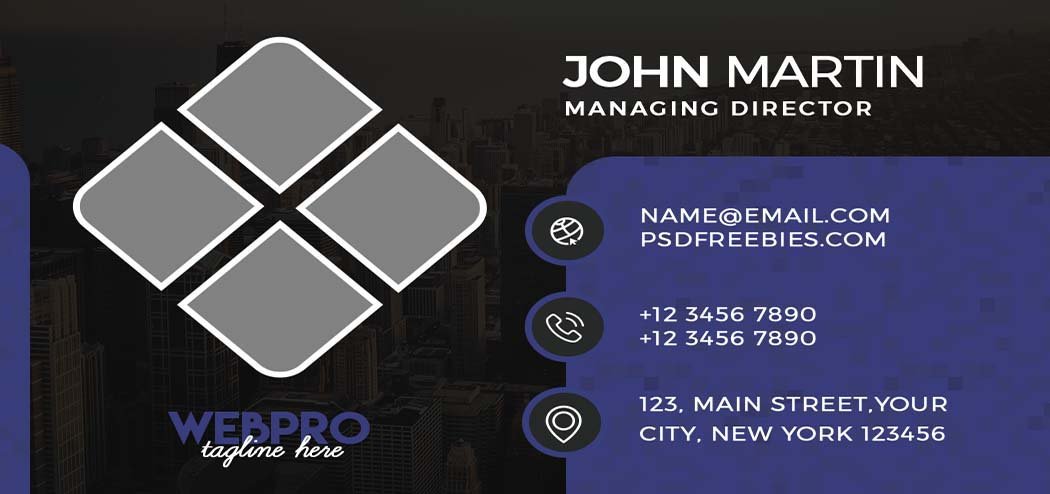 Visiting Card PSD-14